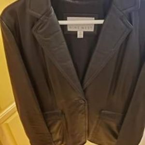 Nine West Blazer Leather Jacket